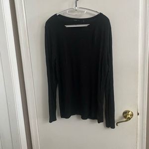 Tahari Long Sleeve Yoke Top